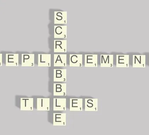 Replacement scrabble tiles,
