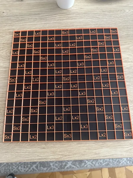 Scrabble board