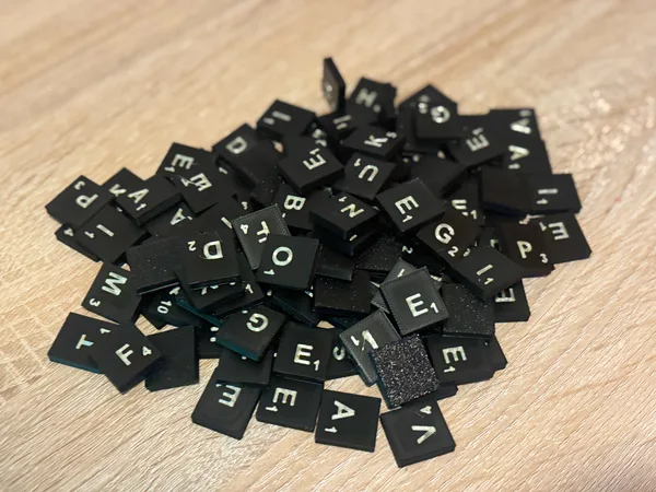 Complete Scrabble Tile Set