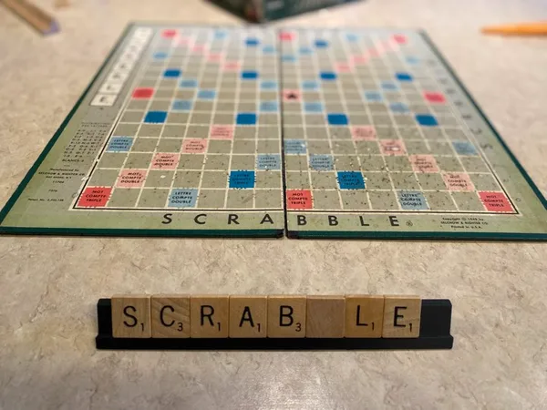 Scrabble Letter Tile Rack