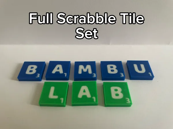 Full Scrabble Tile Set