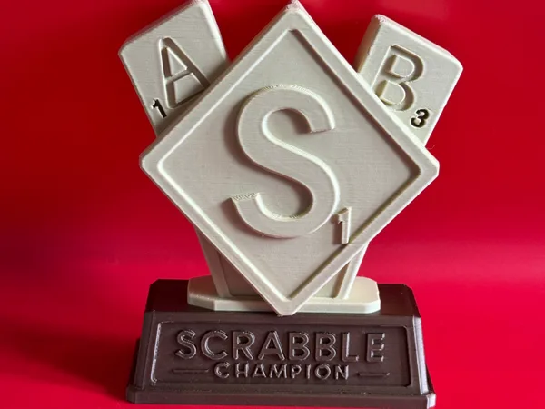 Scrabble Champion Trophy