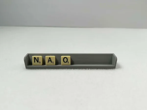 Scrabble tile stand