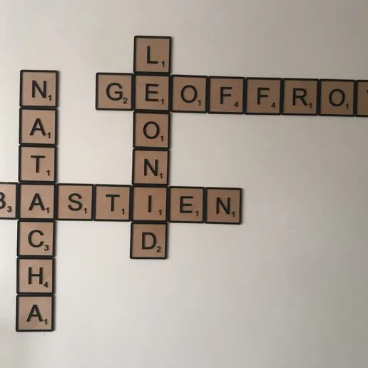 Scrabble letters