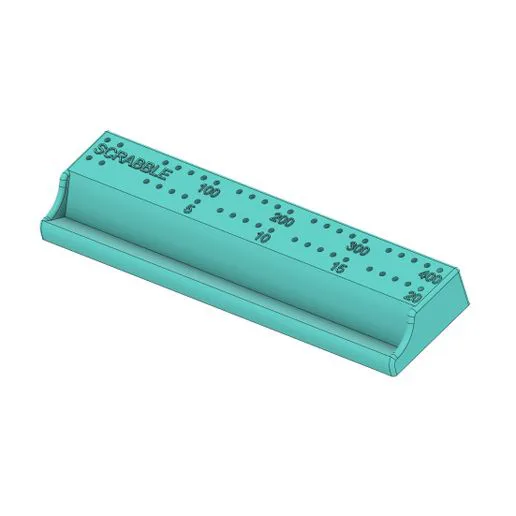 SCRABBLE letter rack