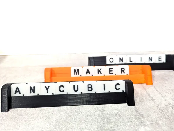 Scrabble letter holder