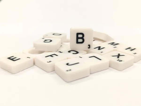Scrabble tile letter - B