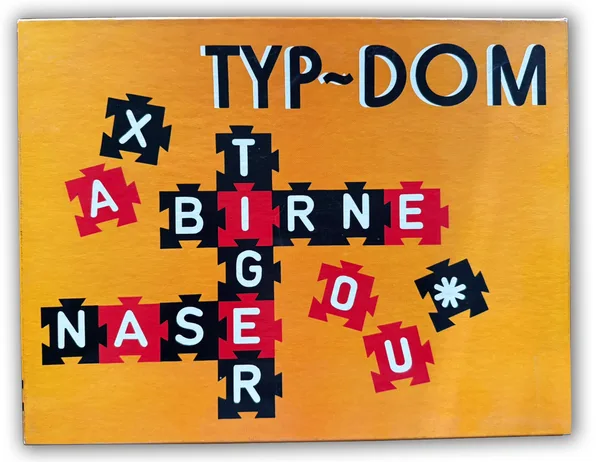 Typ-Dom, Austrian Scrabble by Franz Weigl (Replika)