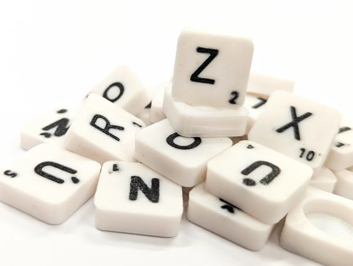 Scrabble letter tile/rock/stone - Z