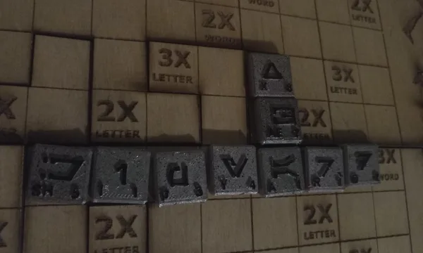 Star Wars "Aurebesh" scrabble
