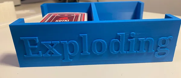 Exploding Kittens Card Organizer