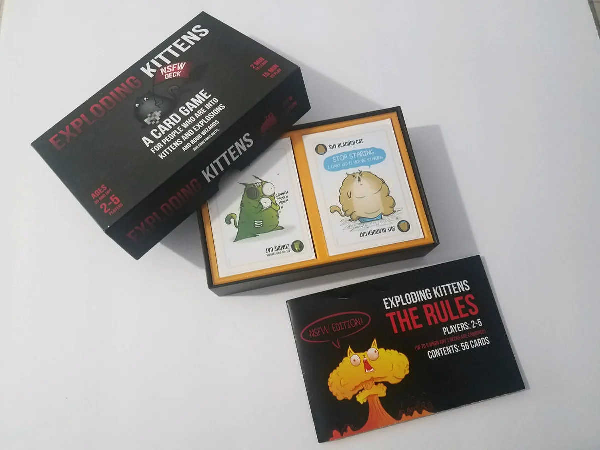 Exploding Kittens Insert (Sleeved Cards / Unsleeved Cards)