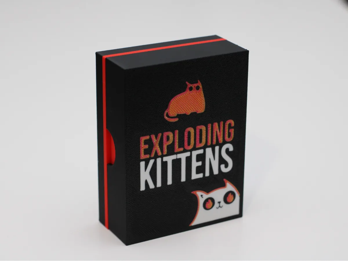 Exploding kittens card box