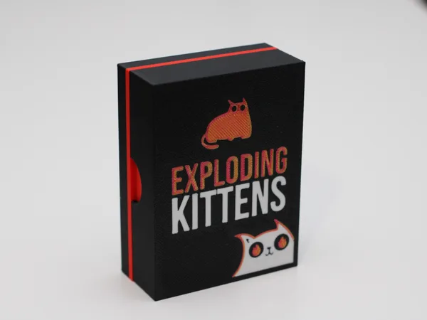 Exploding kittens card box