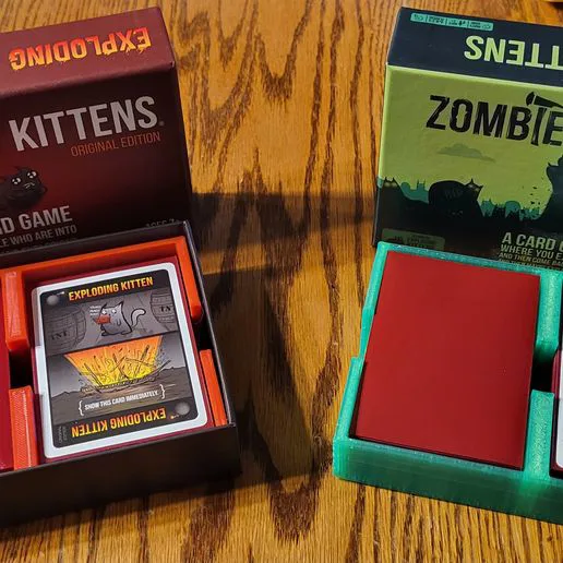 Exploding Kittens Box Organizer Sleeved Cards