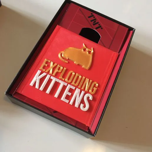 EXPLODING KITTENS BOARD GAME BOX