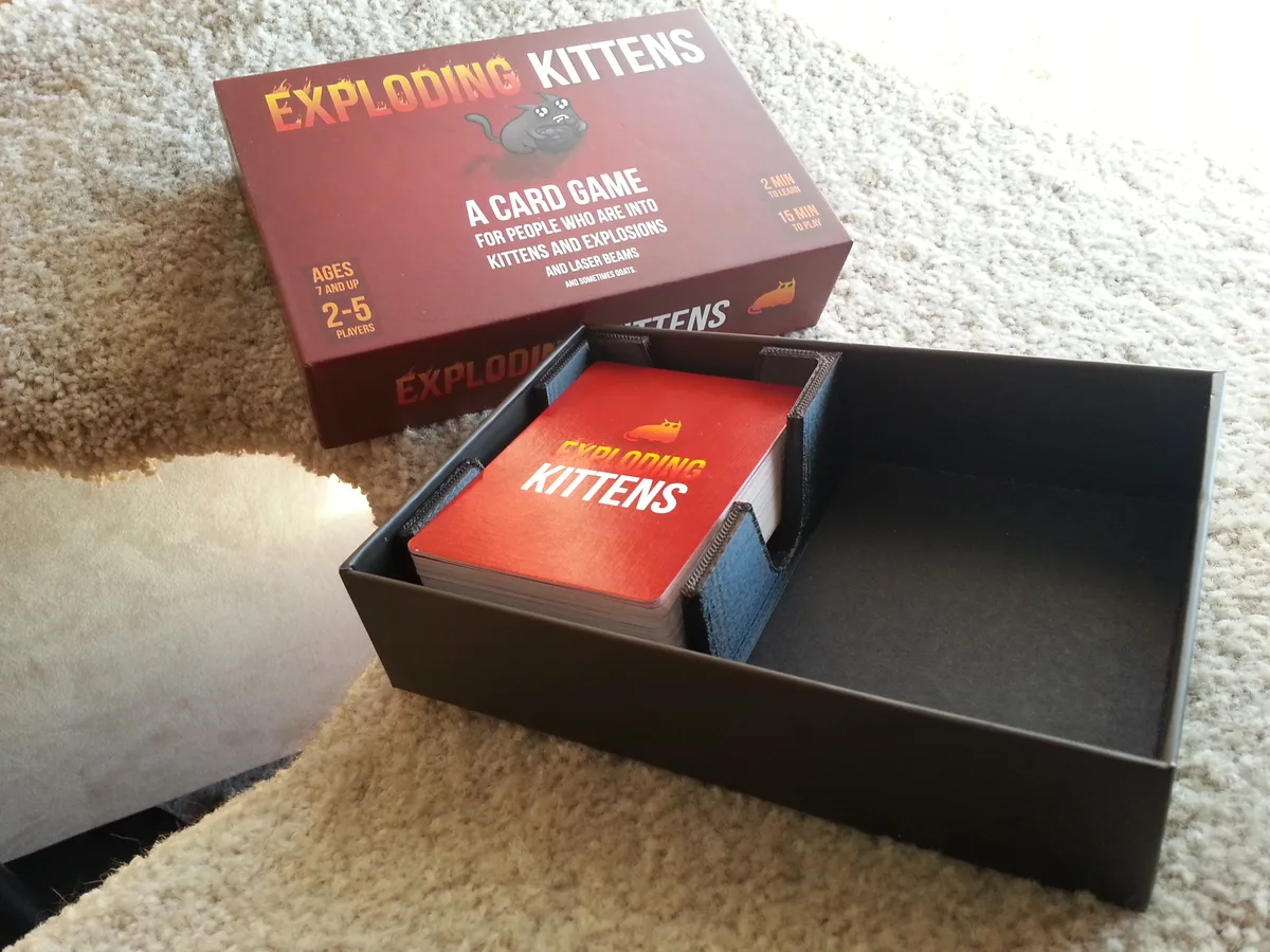 Exploding Kittens Card Holder Tray