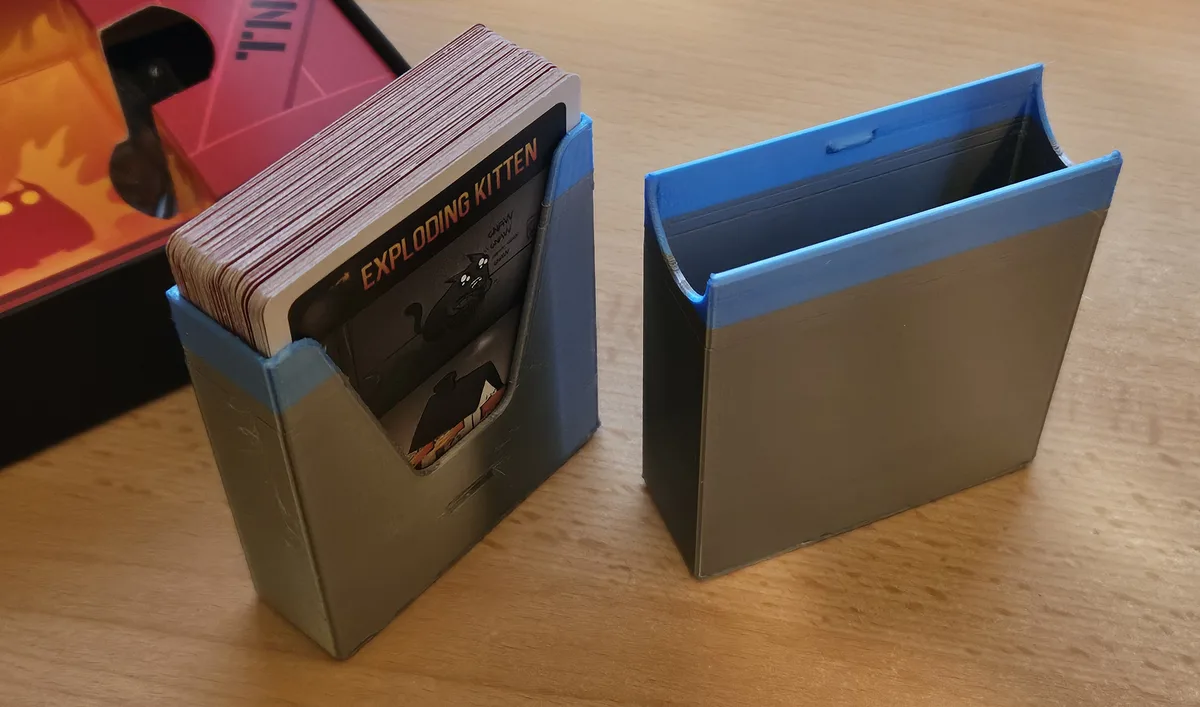 Exploding Kittens game, card carrying case. New Improved Version!