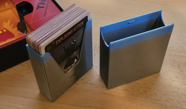 Exploding Kittens game, card carrying case. New Improved Version!