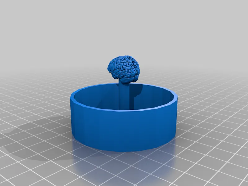 Zombie Dice Brains Tray w. brain handel