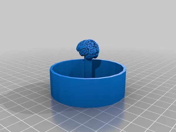 Zombie Dice Brains Tray w. brain handel