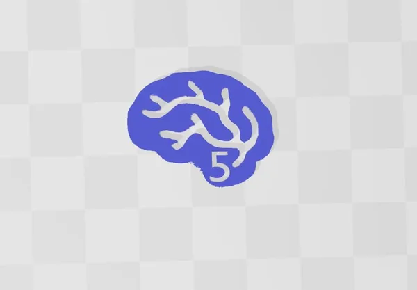 Zombie Dice 5 Brain Token