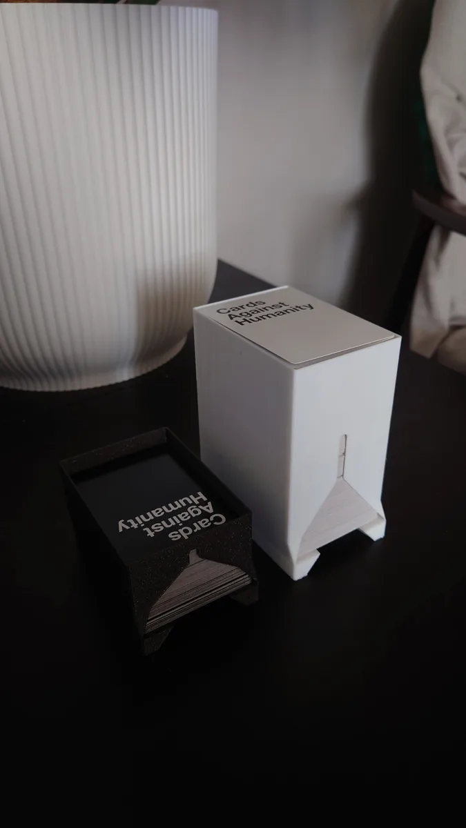 Cards Against Humanity card dispenser (for original non printed cards)