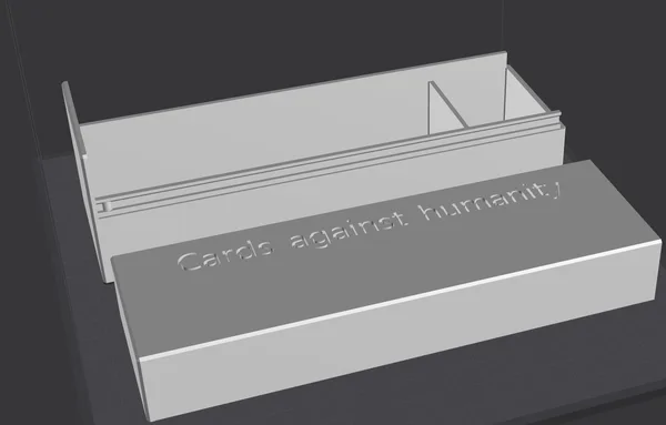 Cards against Humanity box optimised for print-at-home
