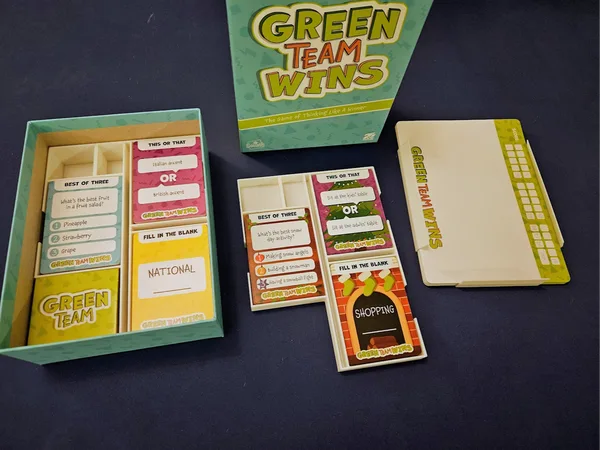 Green Team Wins - Box Organizer and Card Trays