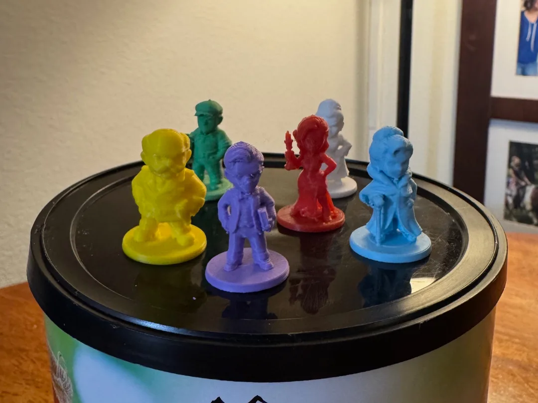 Clue Board Game High Definition Characters