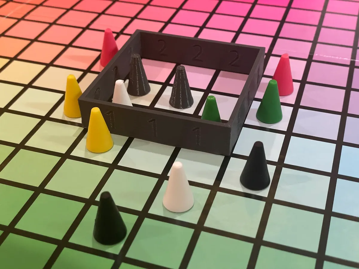 Hues And Cues Board Game Pieces