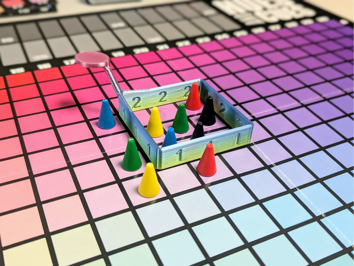 Hues And Cues Scoring Square and Storage Boxes