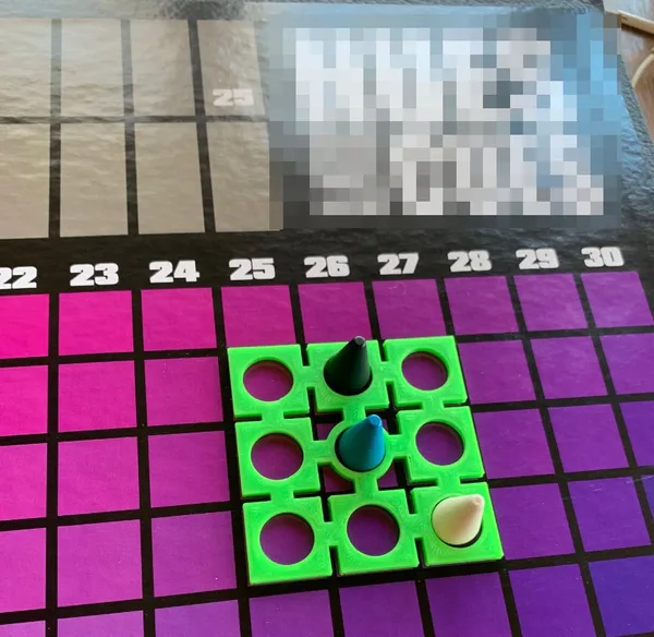 Hues and Cues Board Game Scoring Grid