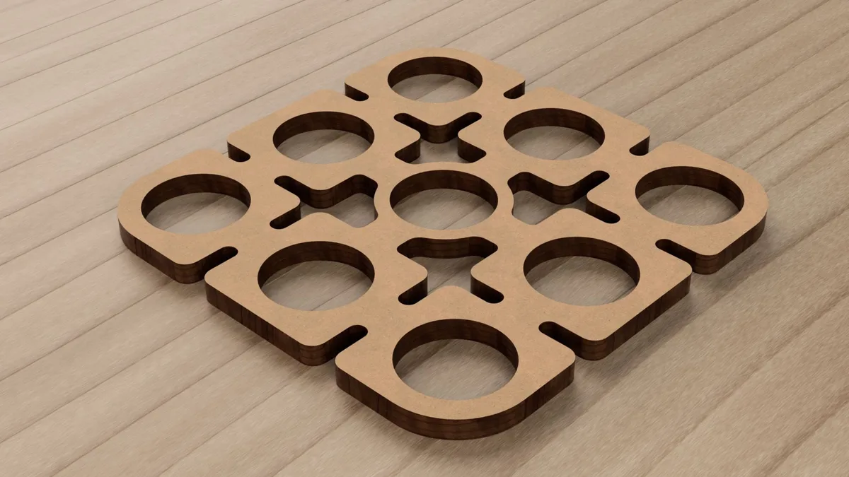 Hues and Cues Scoring Grid, Laser Cut