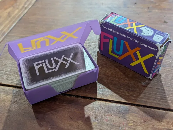 Minimalist Fluxx card replacement box