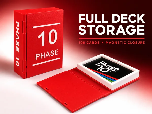 Phase 10 Book - Full 108-Card Deck Storage