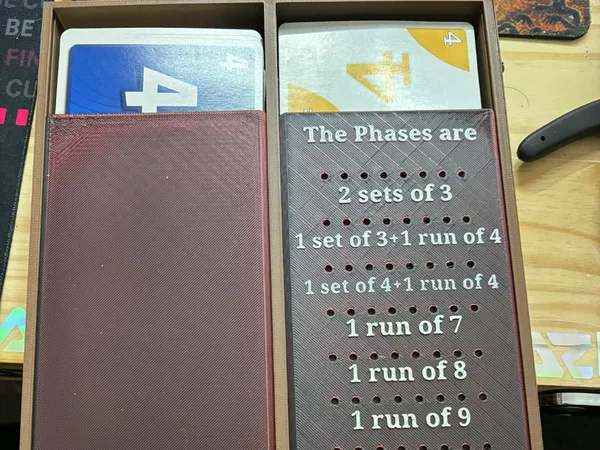 Skip-bo and phase 10 card holder