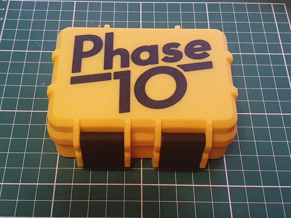 Phase 10 Card Box multicolor