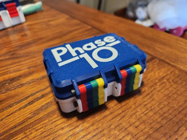 Multicolored Phase 10 Box