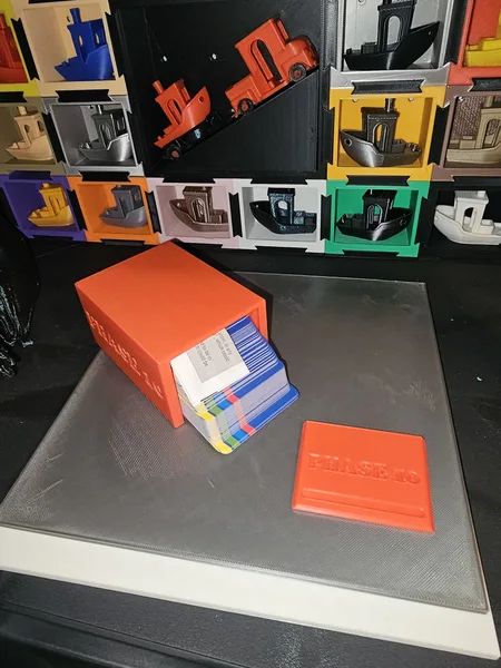 Phase 10 card box.