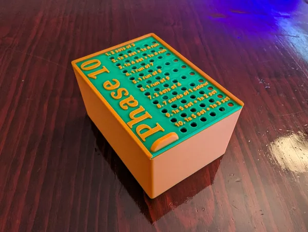Phase 10 Card Box