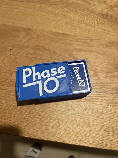 Phase 10 card holding box