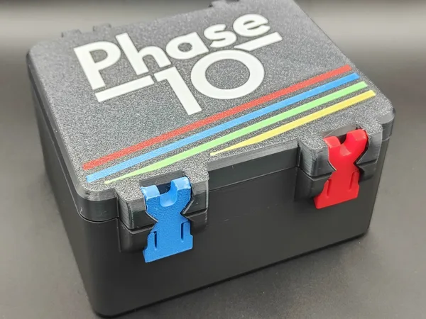 Phase 10 Double Deck Card Box - SnapLock