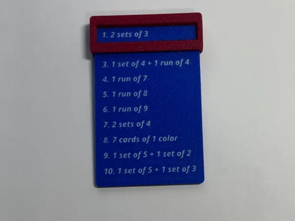 Phase 10 phase card