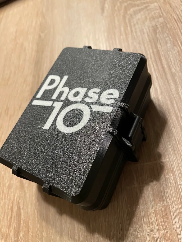 Phase 10 Kartenbox /print in place/ ohne schrauben