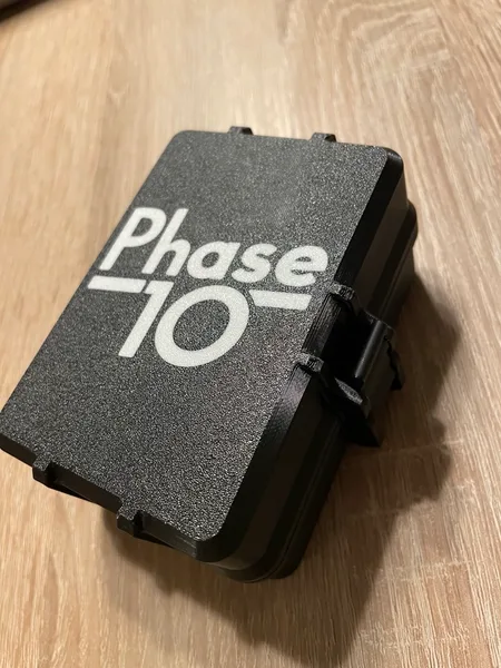 Phase 10 Kartenbox /print in place/ ohne schrauben