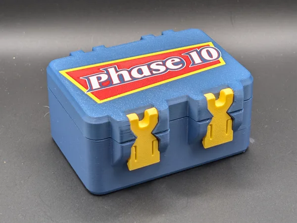 Phase 10 Vintage Logo Card Box - SnapLock