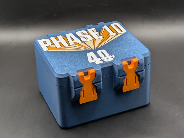 Phase 10 40th Anniversary Card Box - SnapLock