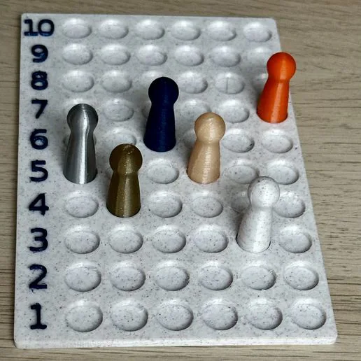 Levelanzeige für 6 Spieler – Level 1–10 – Munchkin, Phase 10, Brettspiele