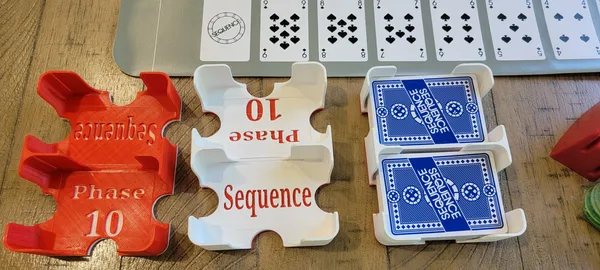 Playing Card Tray Sequence & Phase 10